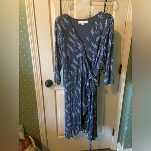 Loft Plus Wrap Dress Sz 16